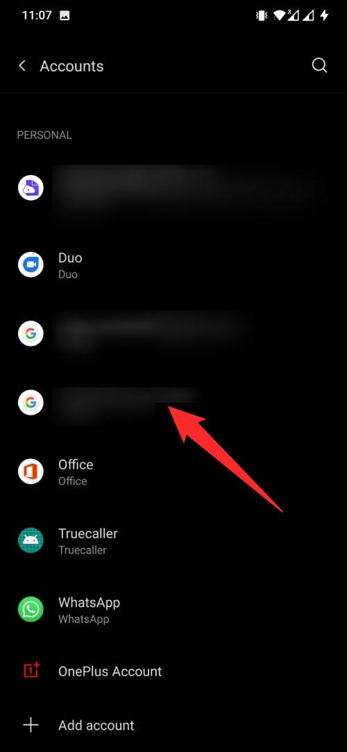 How to Fix Gmail Notification Not Working on Android? 12 Select Google Account