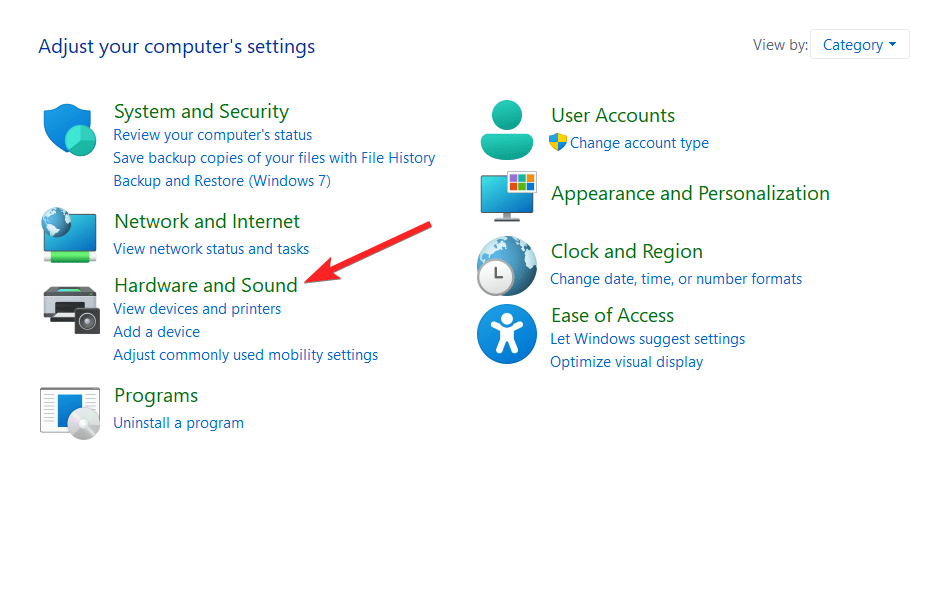 How do you Change the Screen Timeout in Windows 11 10 Select Hardware and Sound