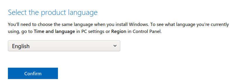 How to Create Bootable Windows 10 Drive in Linux? 4 Select Language