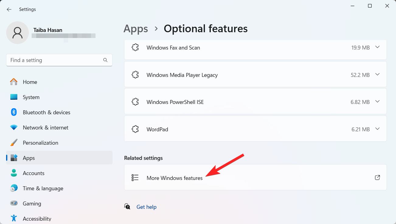 How to Improve the Gaming Experience on Windows 11 11 Select More Windows Features