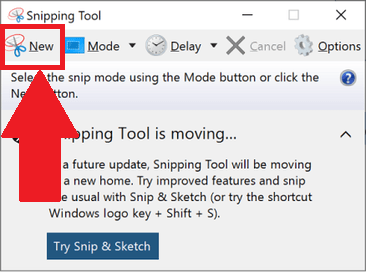 How to Download an Image from PDF? 5 Select New Snip