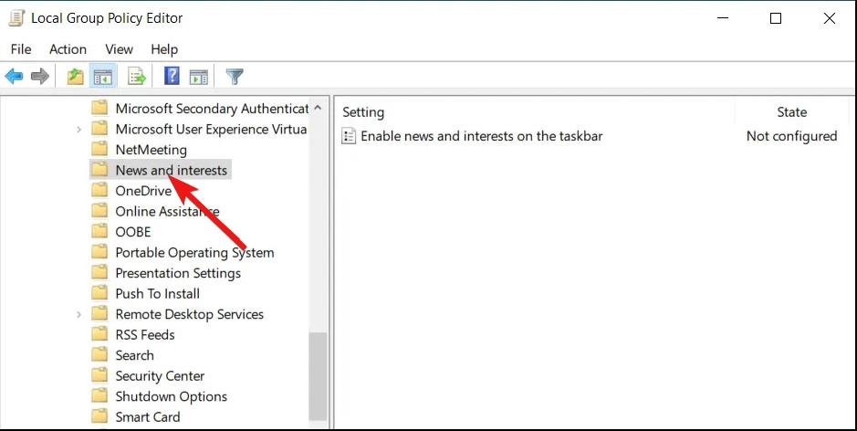 How to Fix High Memory Usage by News and Interest on Windows 11 7 Select News and Interests