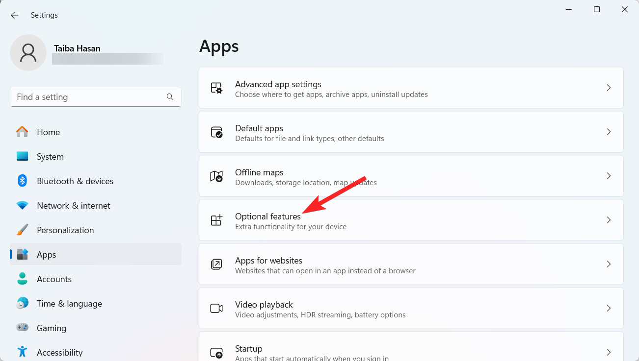 How to Improve the Gaming Experience on Windows 11 10 Select Optional features