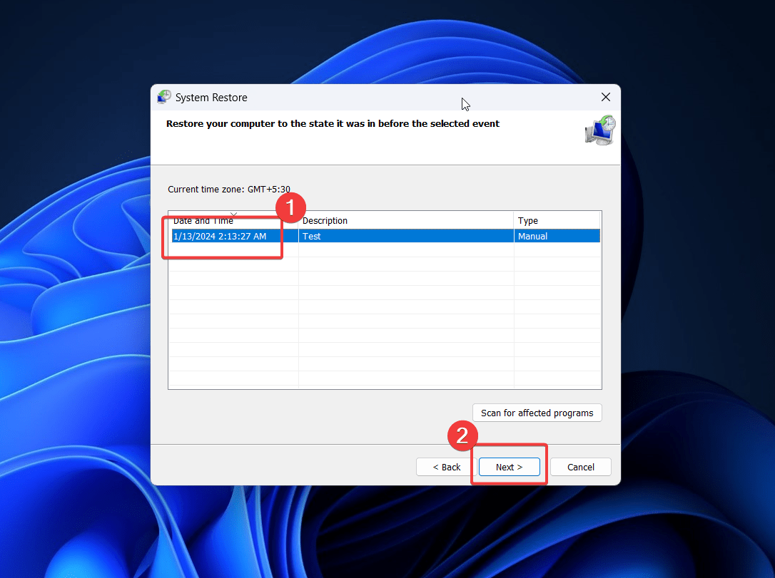 How to Fix FAT FILE SYSTEM (fastfat.sys) BSOD on Windows 15 Select Restore Point