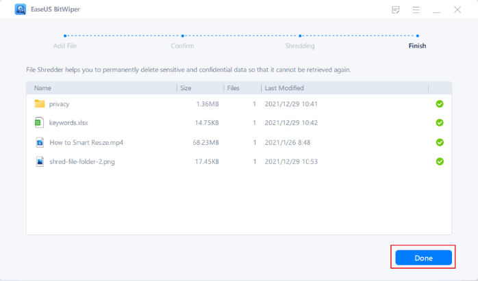 How to Make Deleted Files Unrecoverable? (3 Quick Ways) 8 Select and Shred Files