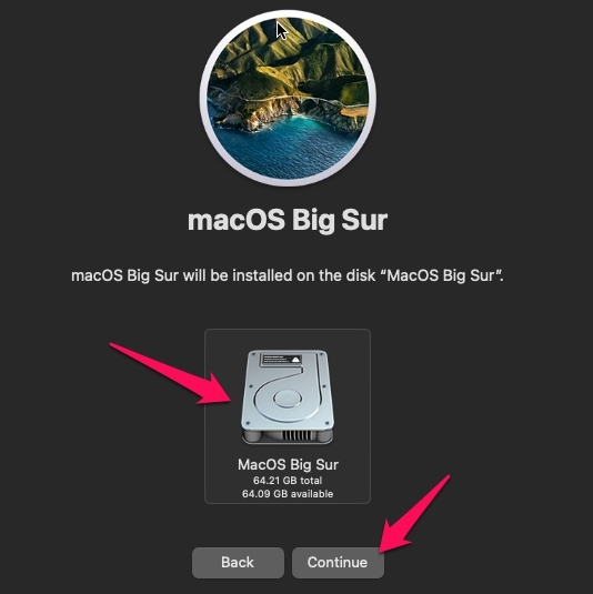 Select hard disk
