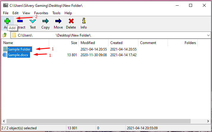Fix Zip Error - File Not Found or No Read Permission on Windows PC 10 Select the files and then click on “Add” to continue