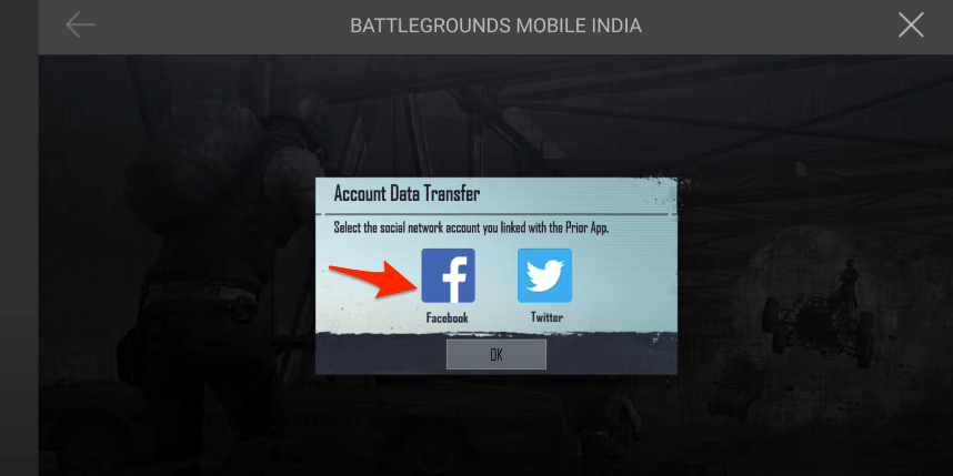 Migrate Data from PUBG Mobile to Battlegrounds Mobile 8 Select_Account