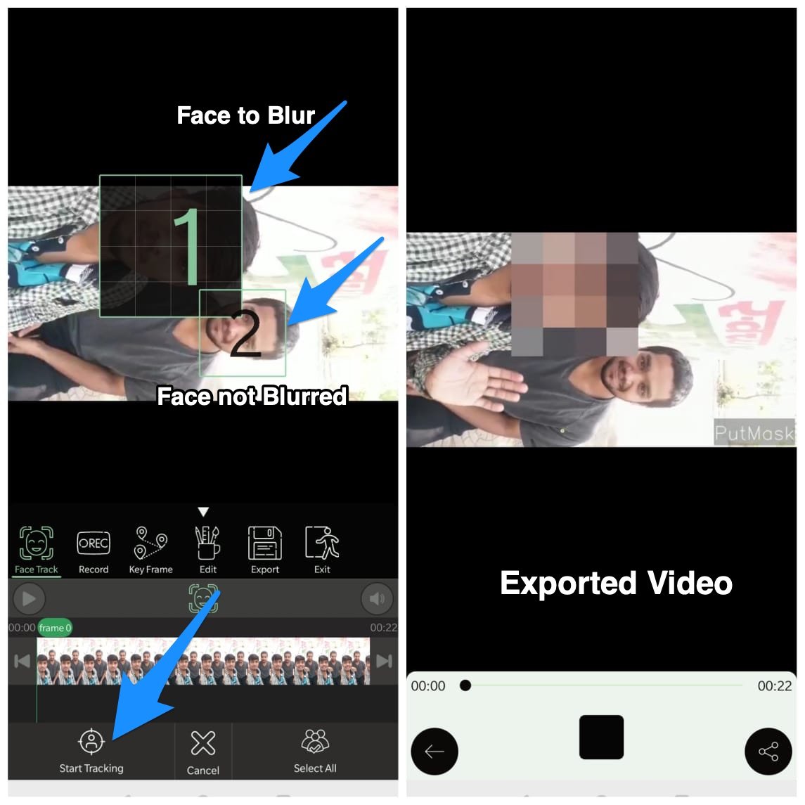 How to Blur or Hide Faces on Video on Android? 3 Select Faces to Blur