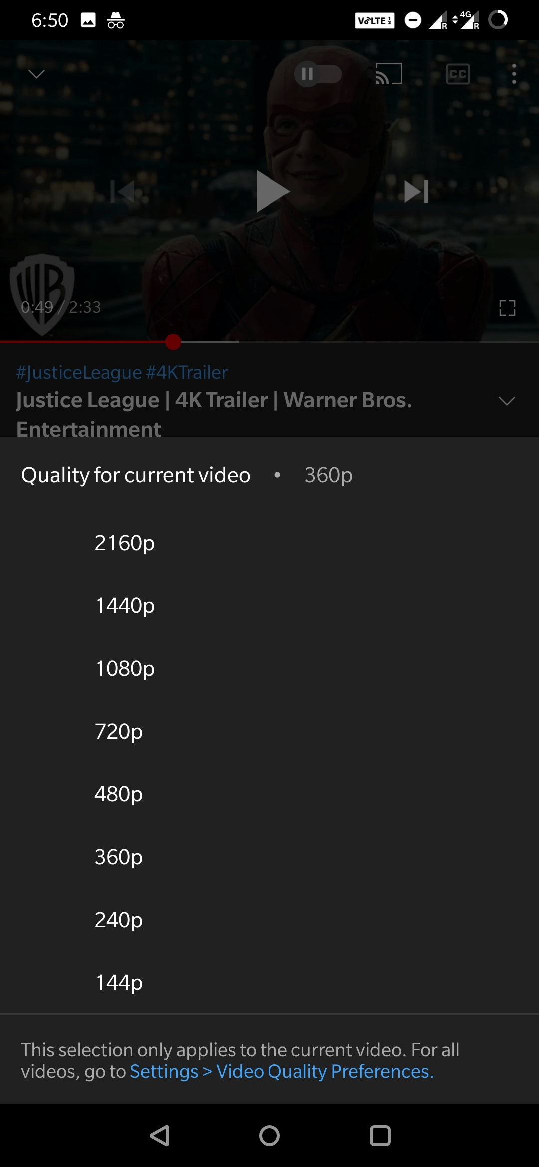 Use Old YouTube App Resolution Settings 4 Select_Video_Quality_Manually