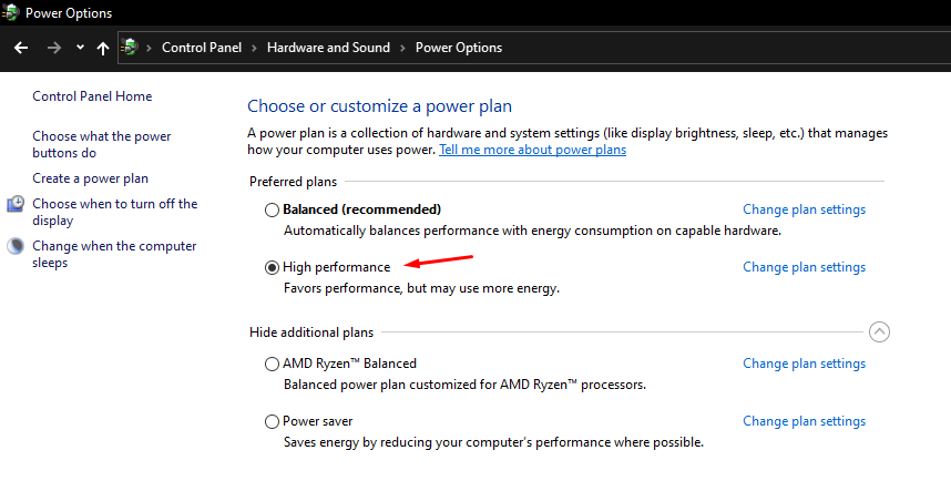 Fix Lag in Valorant Game for PC 10 Select the “High Performance ” option