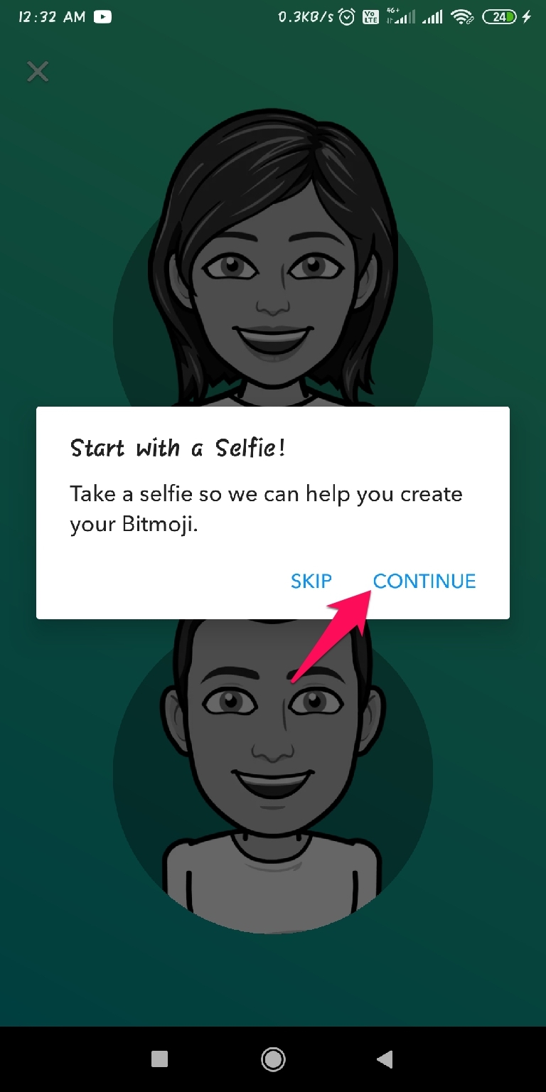 How to Make Custom Memoji on Android? 4 Selfi Continue