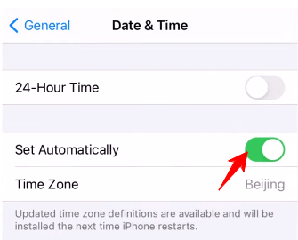 Set Automatic Time