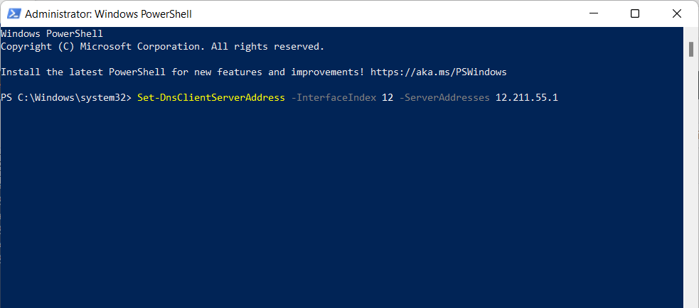 How to Set a Static IP Address on Windows 11? 15 Set DNS server using Windows PowerShell