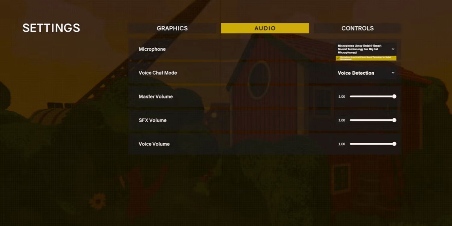 How to Fix Content Warning Voice Chat Error 2 Set the Correct Audio Input