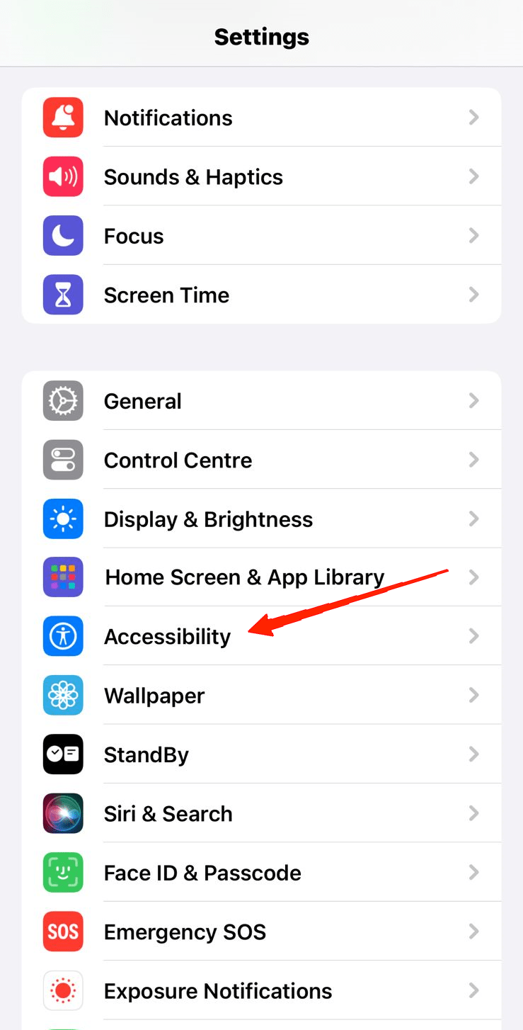 Lock YouTube Screen While Playing Videos: Android and iOS 14 Scroll down and go to accessibility