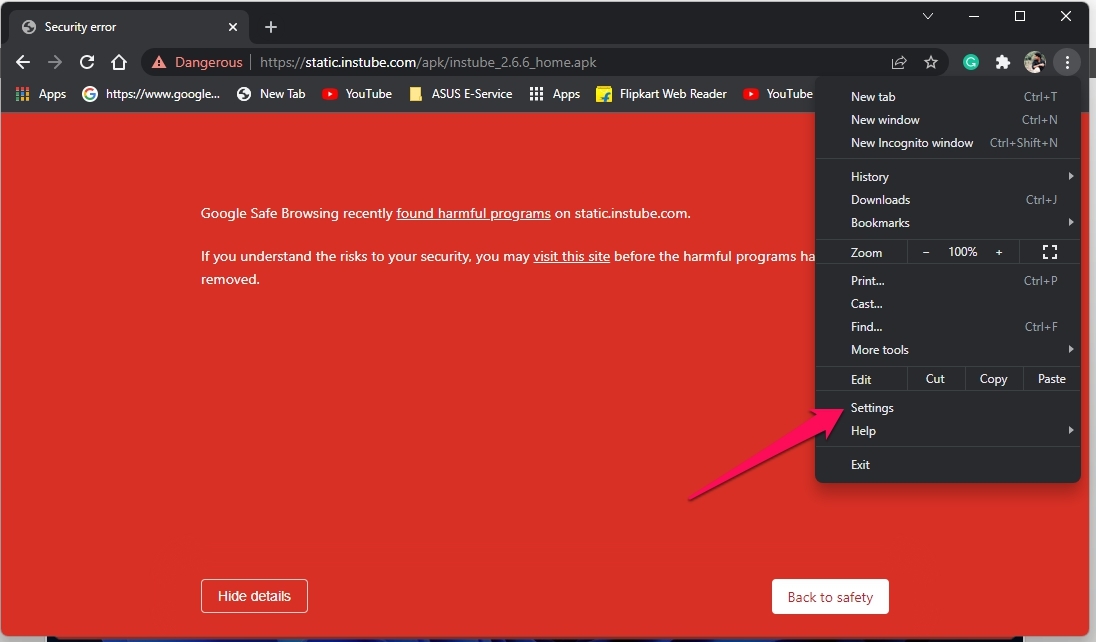 How to Fix Chrome Error 'The Site Ahead Contains Harmful Programs'? 5 Settings