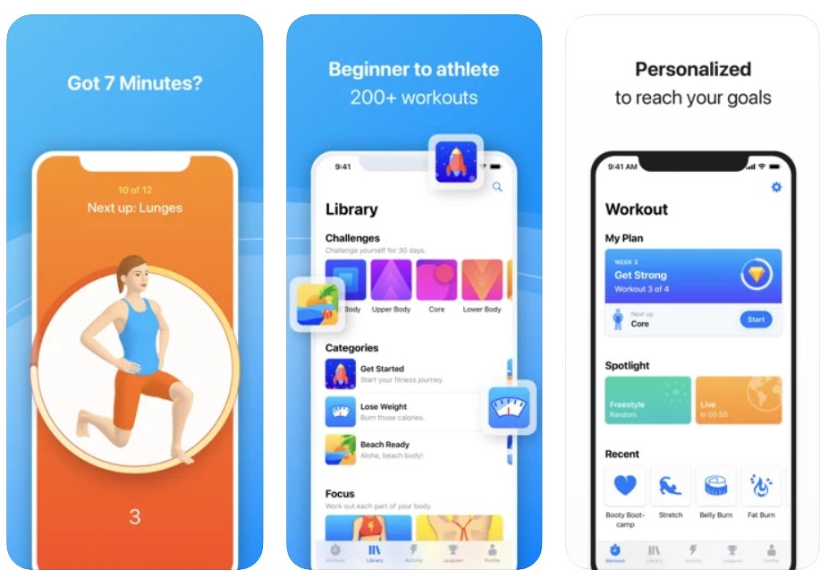 Top Best Exercise Apps for iPhone 8 Seven