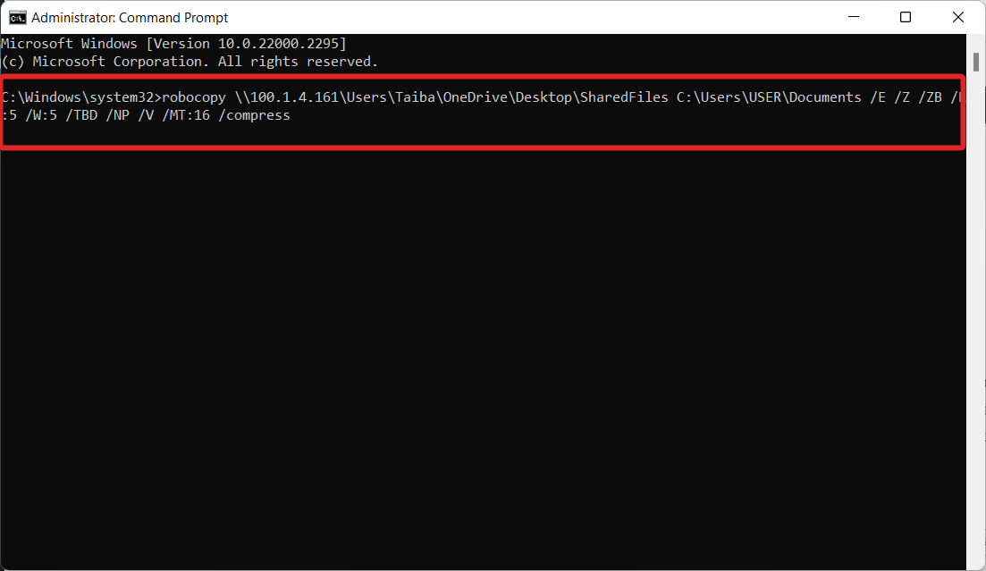 How to Copy Files Over the Network Using Robocopy on Windows 11? 10 Share files to the destination computer