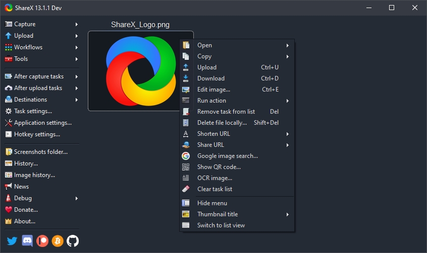 10 Best Screen Recorder for Windows 11 3 ShareX