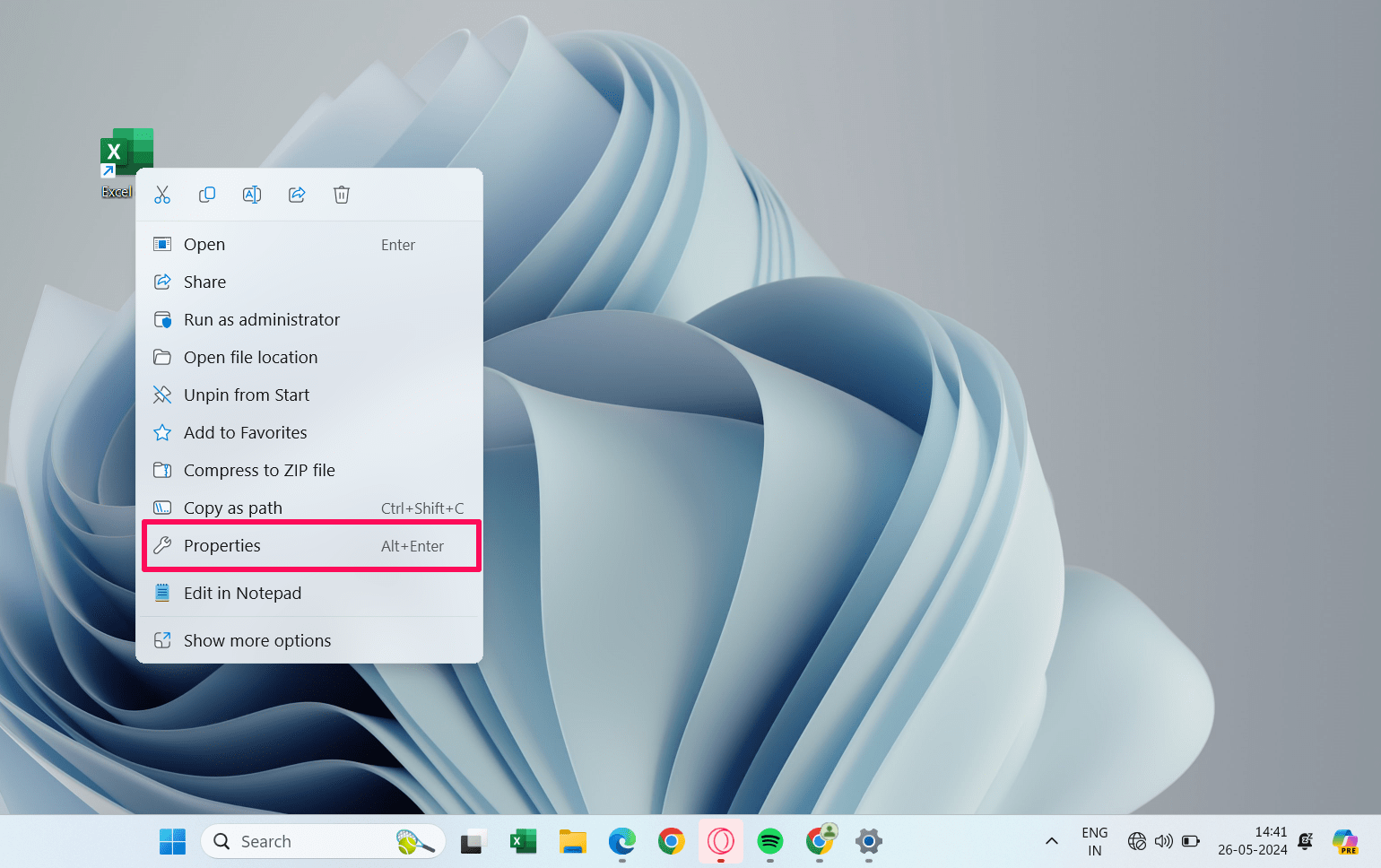 How to Customize Icons on Windows 11 7 Click on Properties