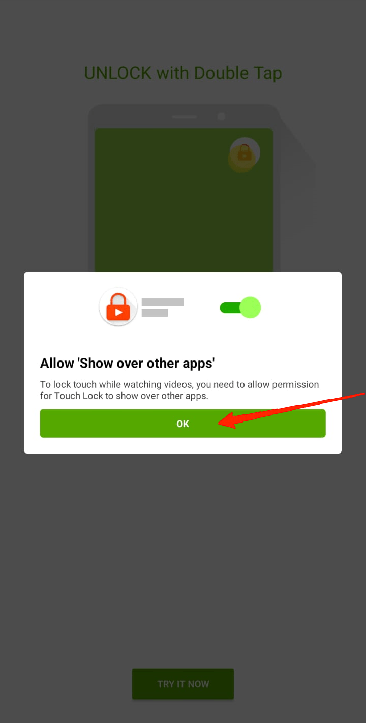 Lock YouTube Screen While Playing Videos: Android and iOS 5 Allow 'Show over the apps