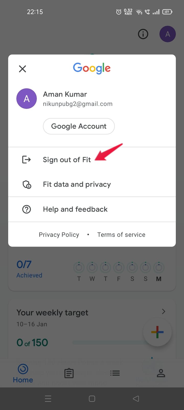 How to Fix Google Fit Not Counting Steps on Android? 8 Sign Out