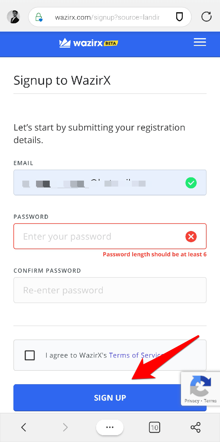 Sign Up