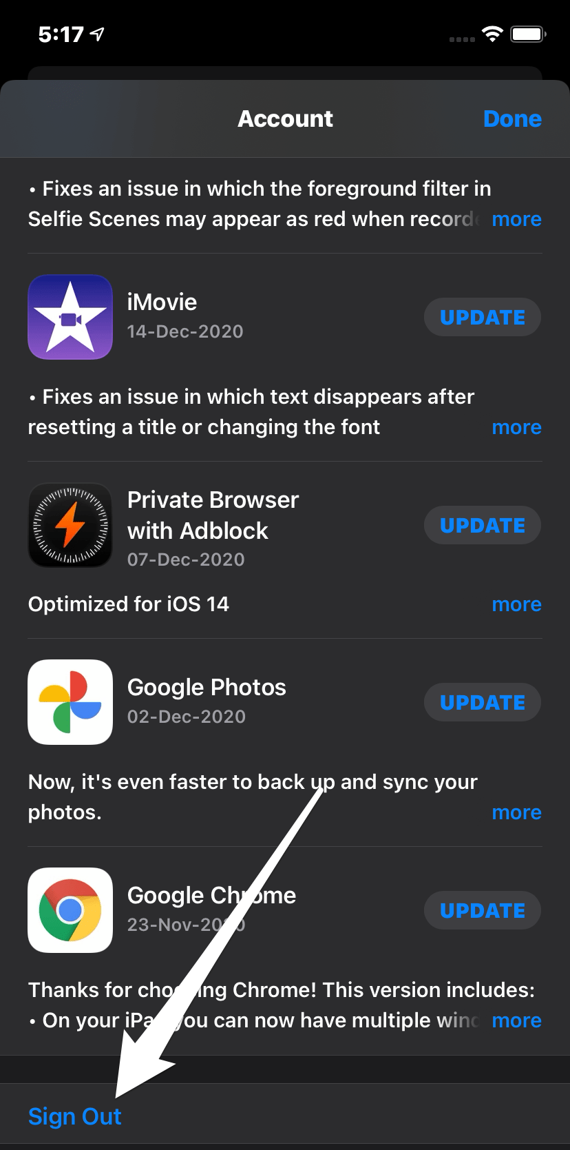 How to Fix 'Account Not in This Store' App Store Error? 6 Sign Out and Sign in Again
