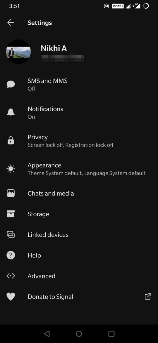Signal vs Telegram 5 Signal_Interface_2