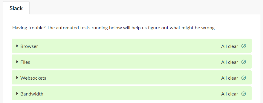 Slack Server Error