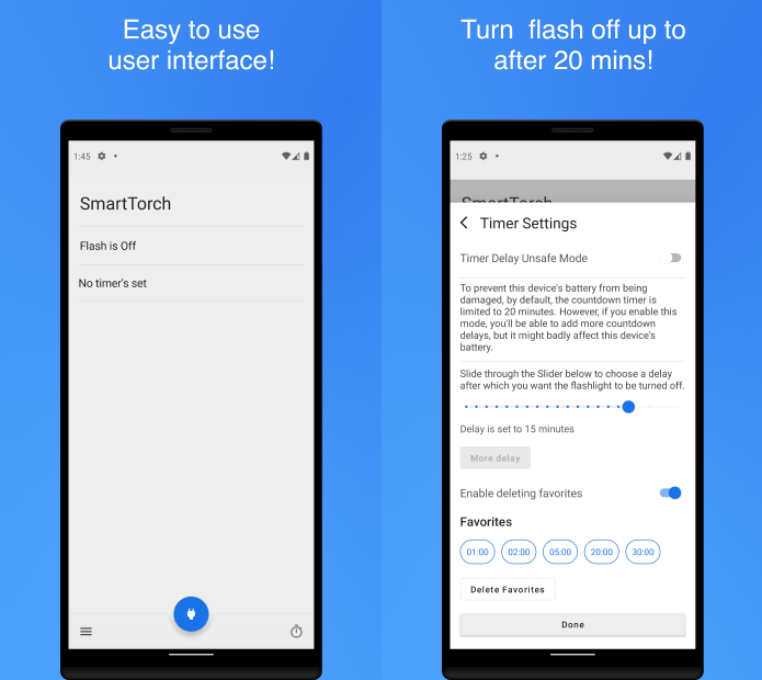 How to Set a Timer on Flash for Android? 3 SmartTorch