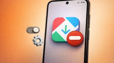 Smartphone app store toggle option