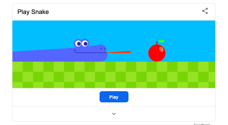Best Games on Google Search and Google Doodle 4 Snake Game