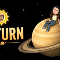 Snapchat Saturn planet