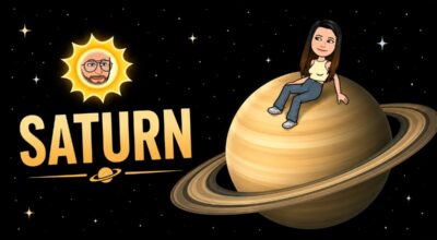 Snapchat Saturn planet