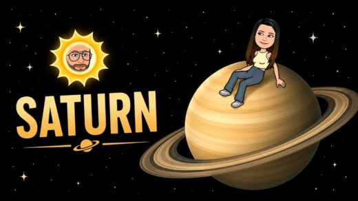 Snapchat Saturn planet