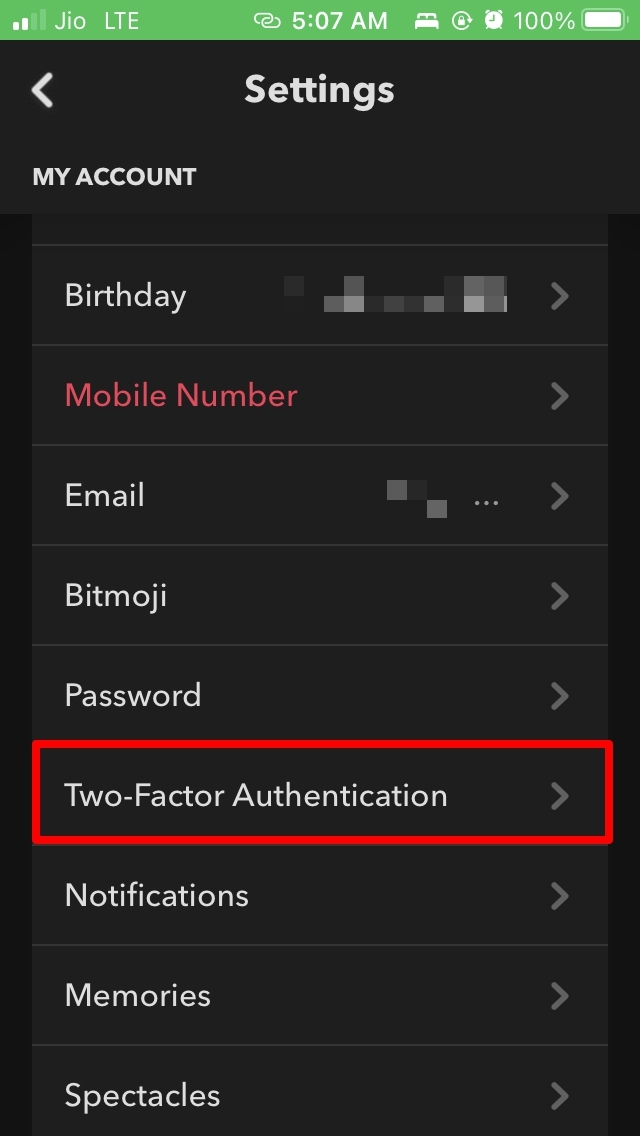 How to Enable Two-Factor Authentication on Snapchat? 4 Snapchat two factor authentication