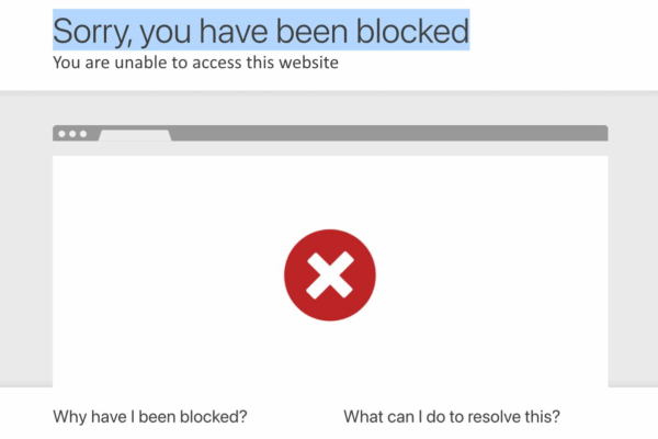Sorry you have been blocked What is this and How to Fix