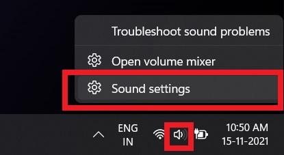 Sound Settings