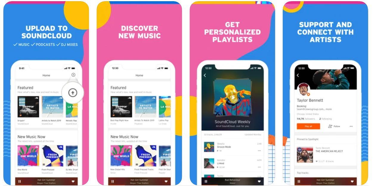 Top Best Music Apps for iPhone 7 Soundcloud