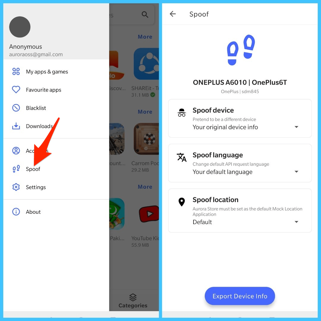 Your Device isn't Compatible With this Version - Playstore Fix 3 Spoof_yourself