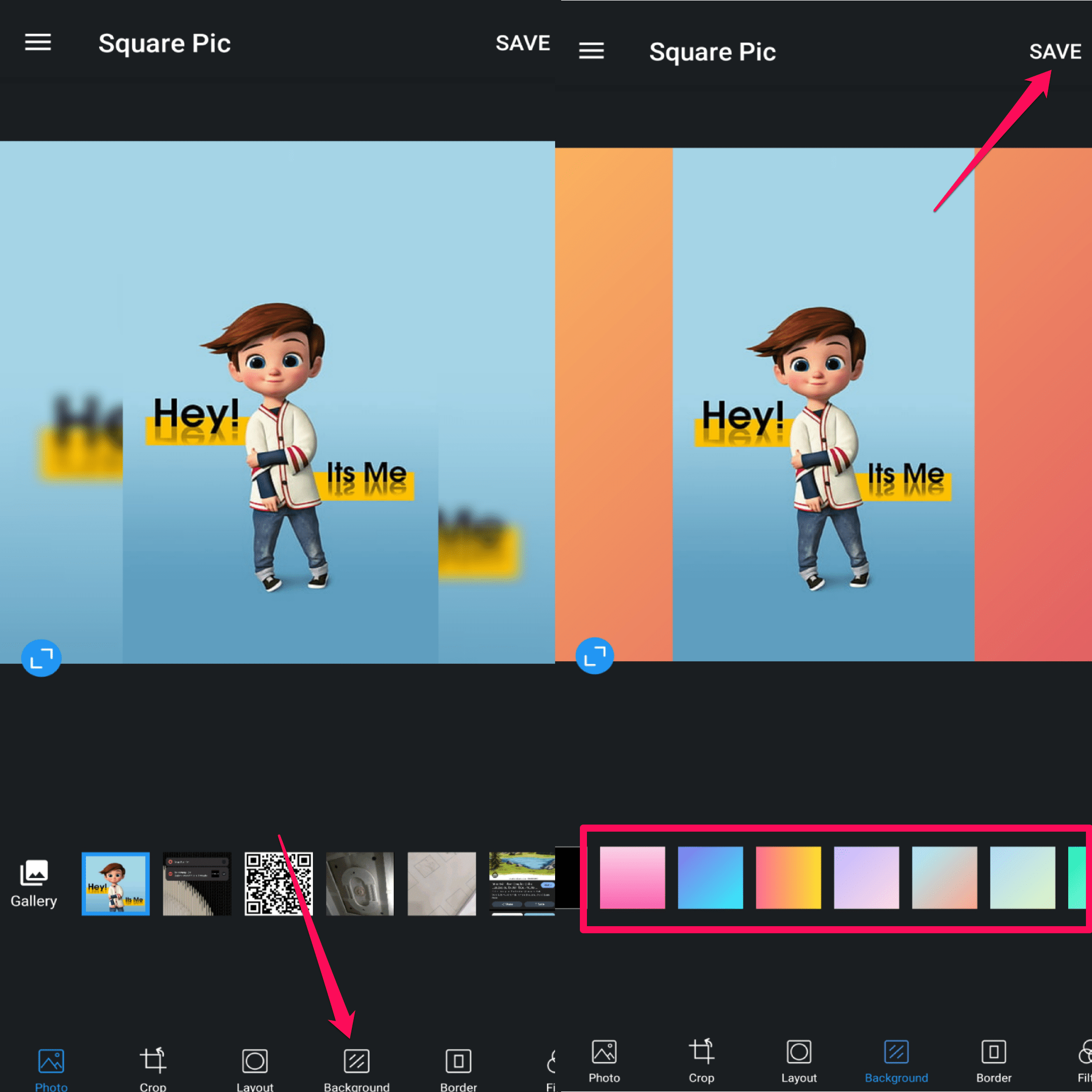 How to Add Full Size Picture on WhatsApp Profile 2 Crop picture using square pic