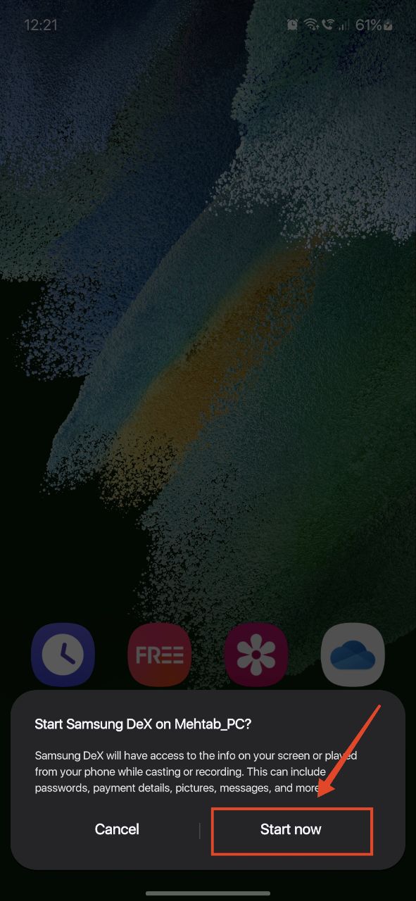 Start now DeX