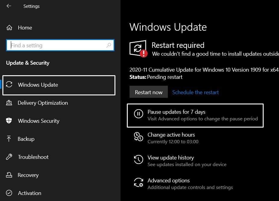 How to Speed Up Internet on Windows 10? 8 Stop Windows Update