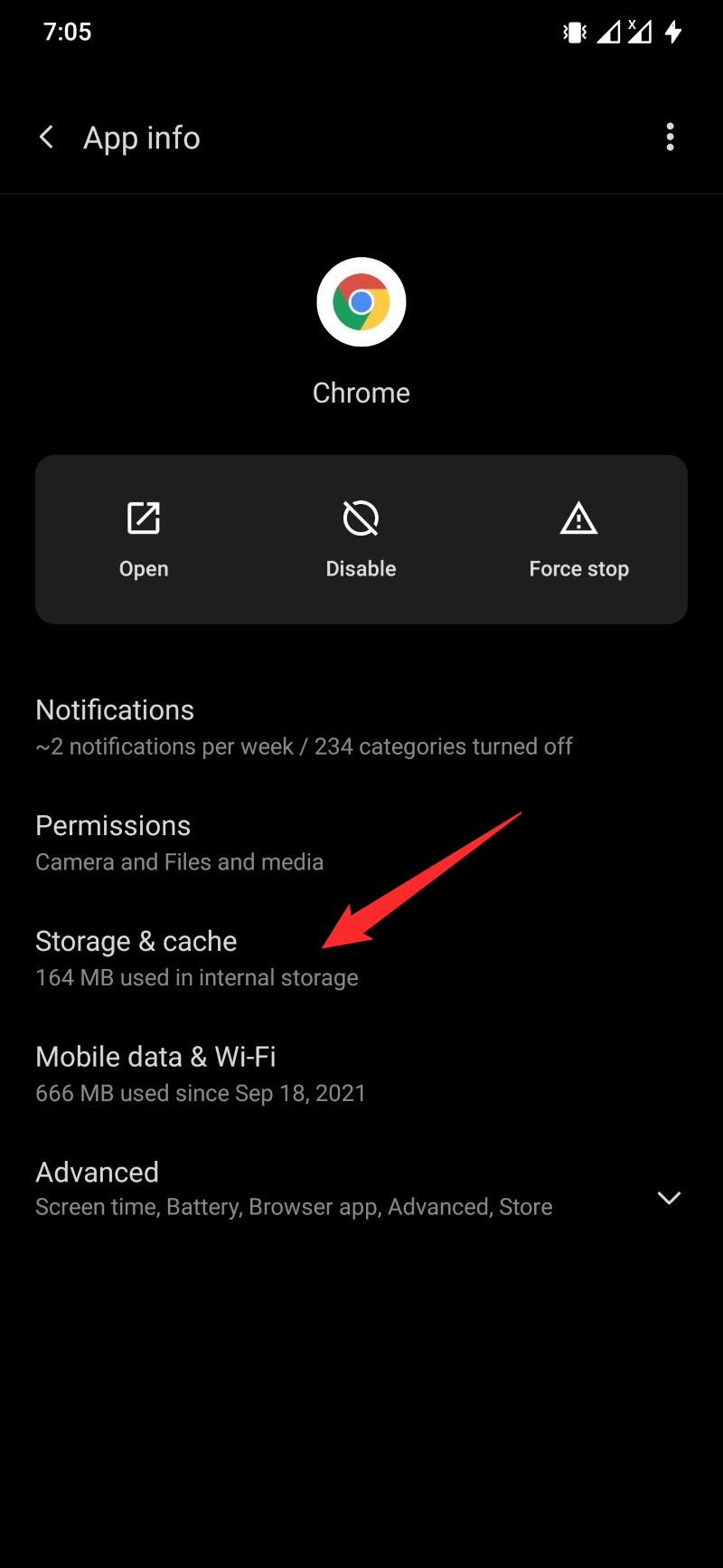 Fix Picture in Picture (PiP) Not Working on Android 6 Storage and Cache Chrome