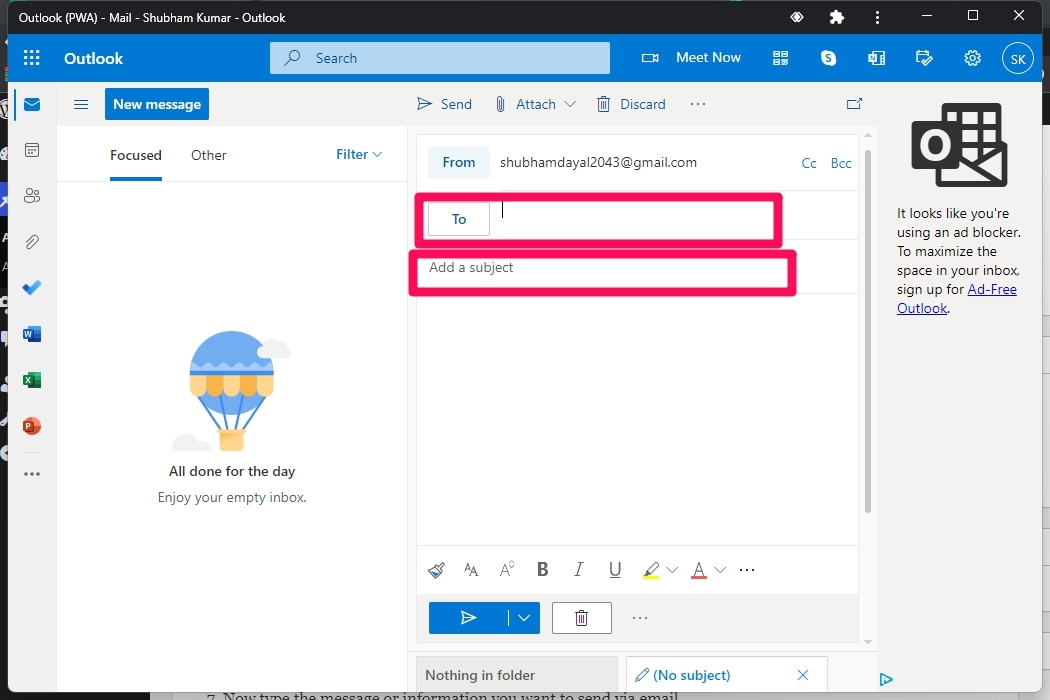 How to Use Outlook Mail on Windows 11? 9 Subject