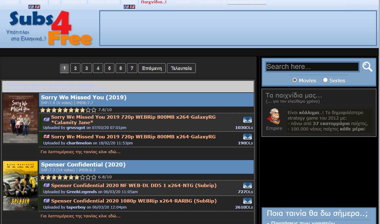 15 Best Sites to Download Free Subtitles: Movies & TV Shows 13 Subs4Free