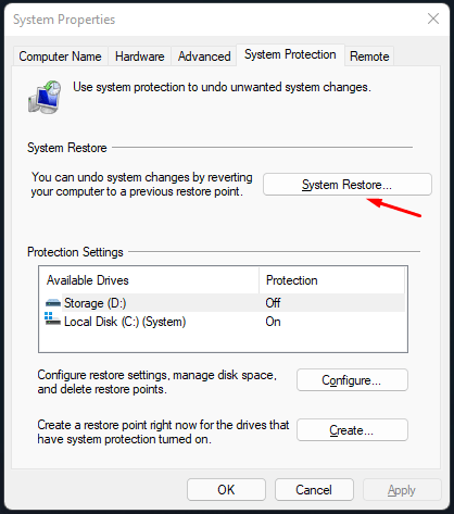 System Restore (3)