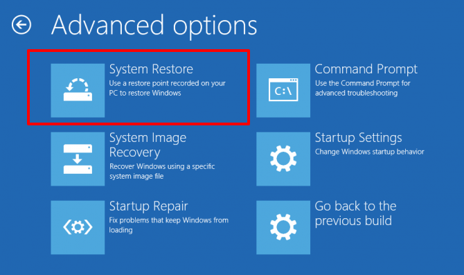 How to Fix 'Bad System Config Info' Error in Windows 10? 6 System Restore